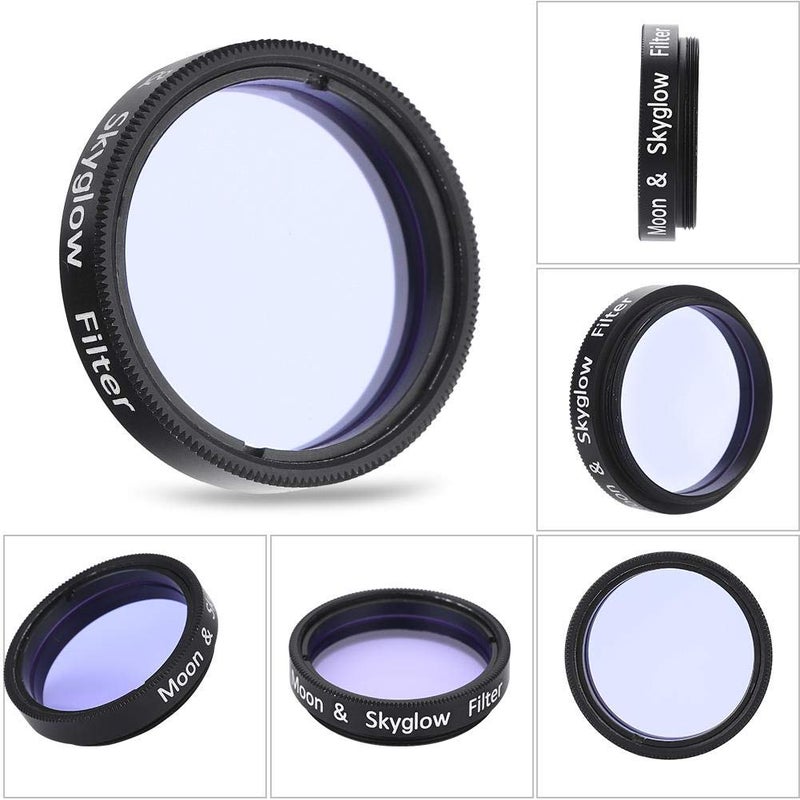 Pomya 1.25 inch Moon Filter,Aluminum Alloy Sky Glow & Moon Filter Optical Glass for Telescope Eyepiece Cuts Light Pollution - Image 5
